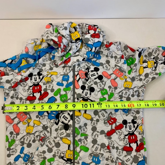 Kids/Women Disney Parks red blue green yellow Mickey Mouse zip up hoodie jacket - Picture 6 of 7